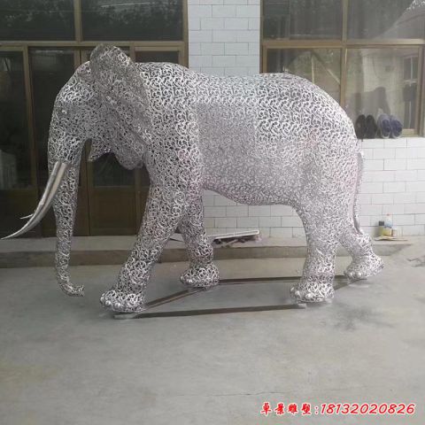 城市動物大象雕塑